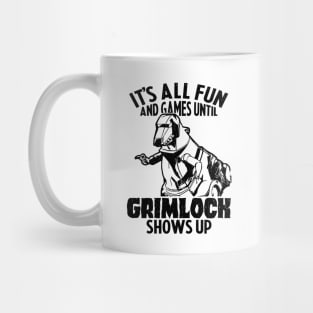 GRIMLOCK : Transformers GEN 1 - fun & games Mug